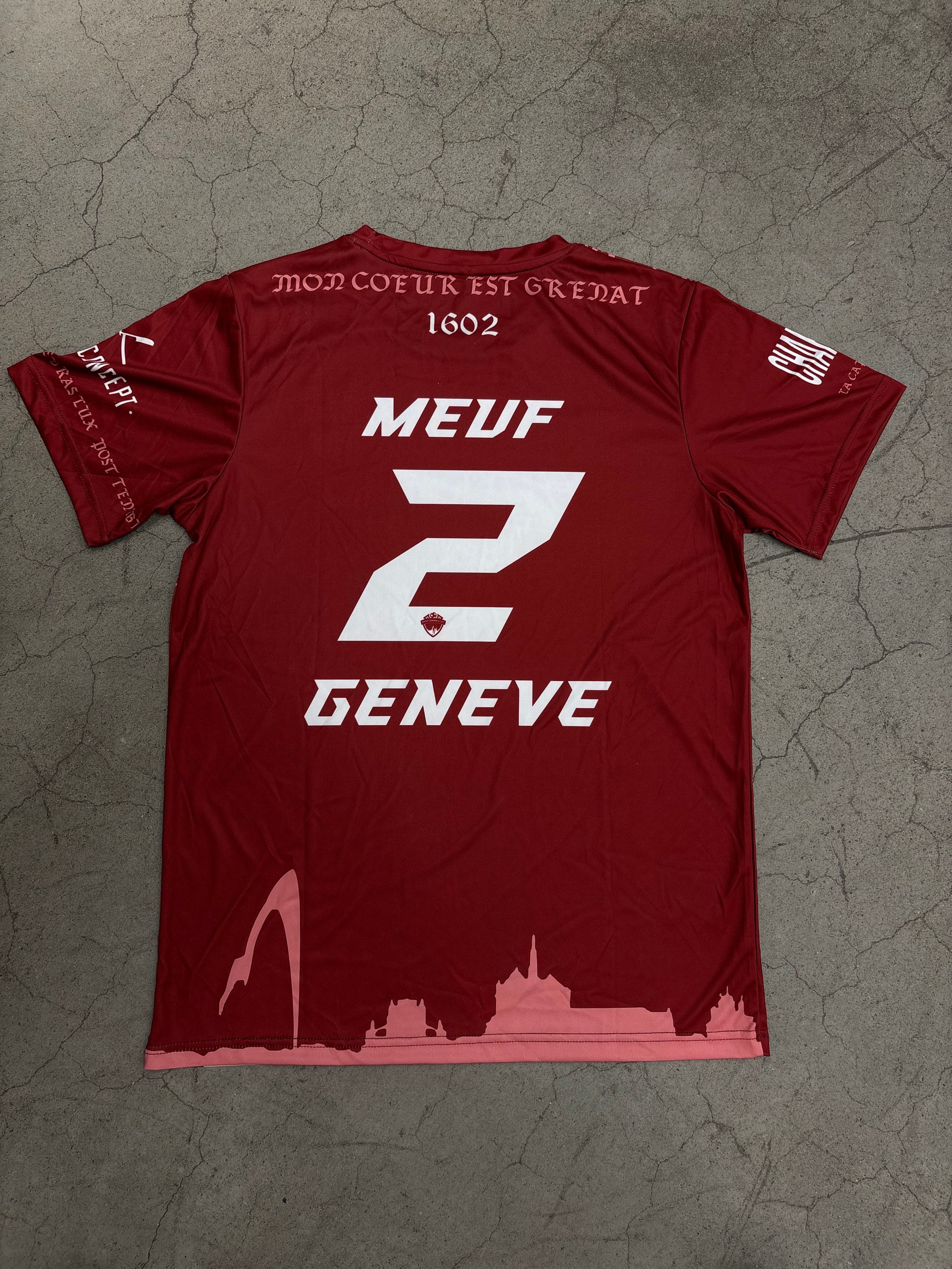 Maillot Genève Grenat Unisexe