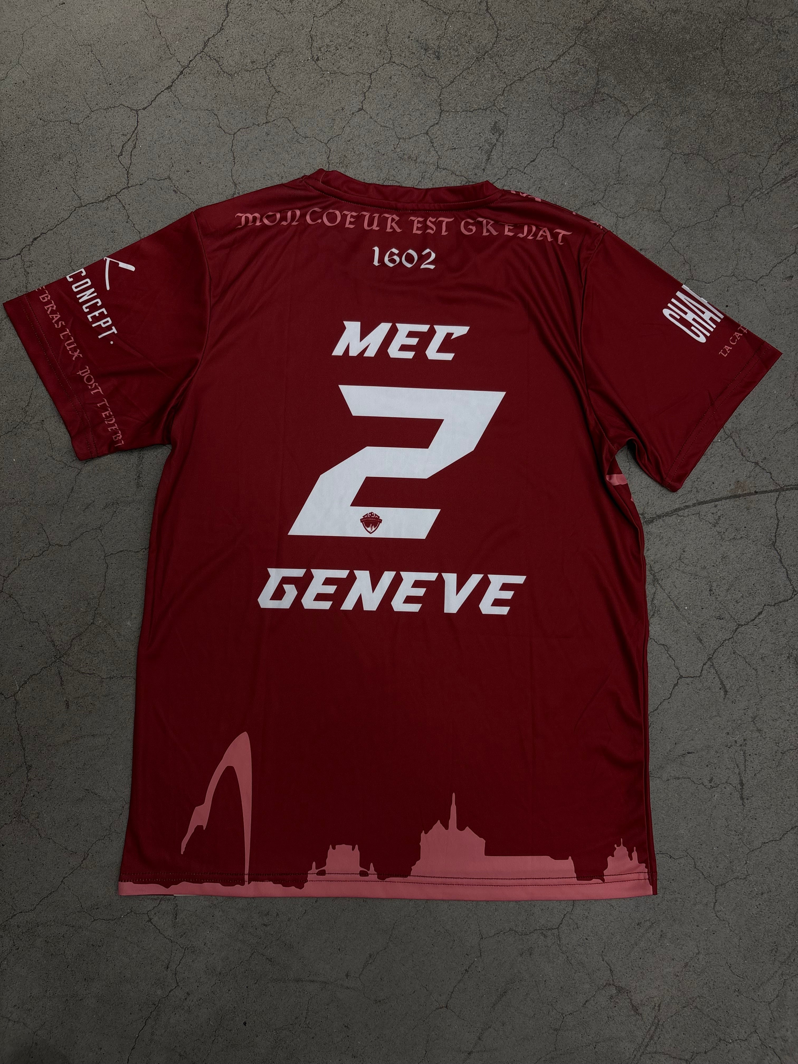 Maillot Genève Grenat Unisexe