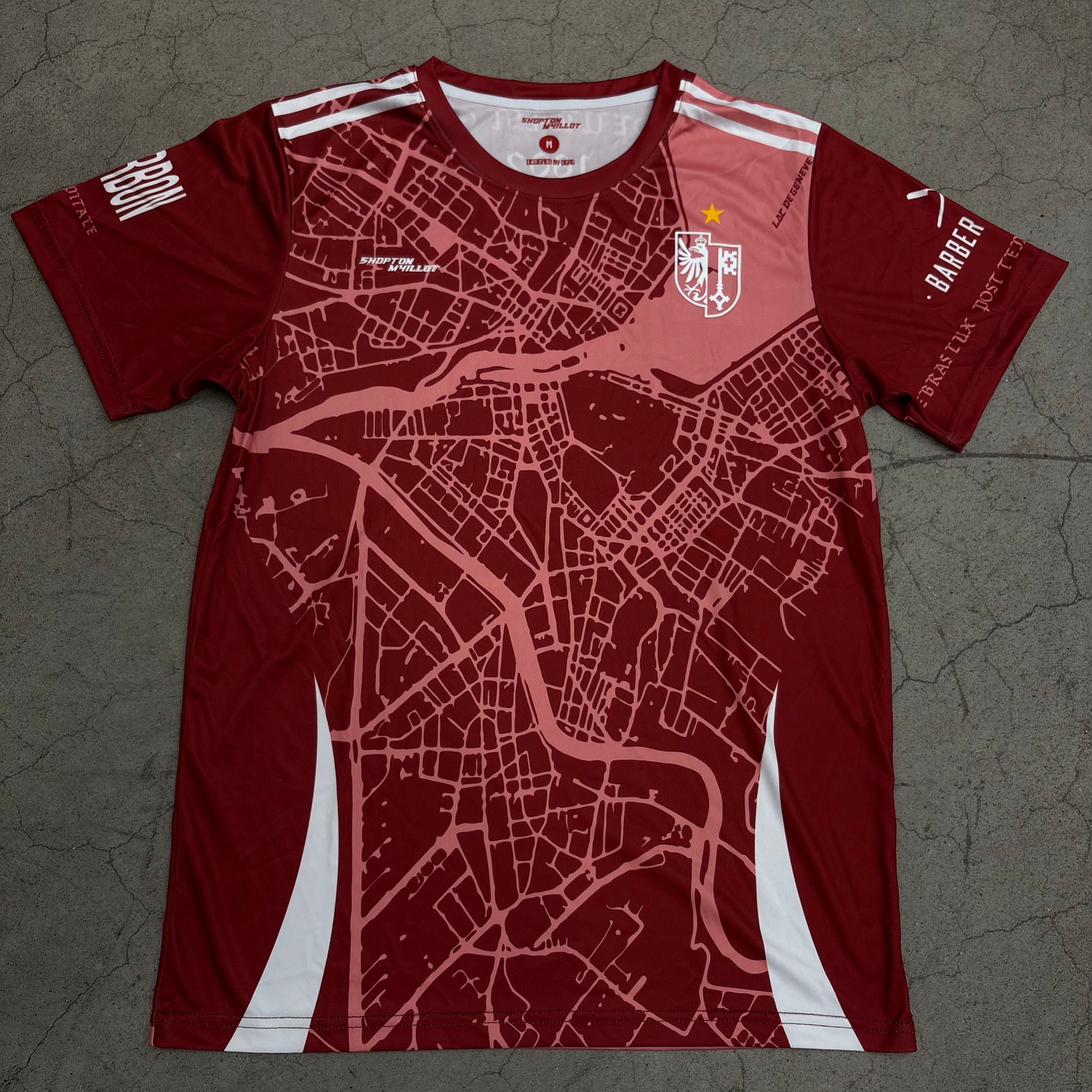 Maillot Genève Grenat Unisexe