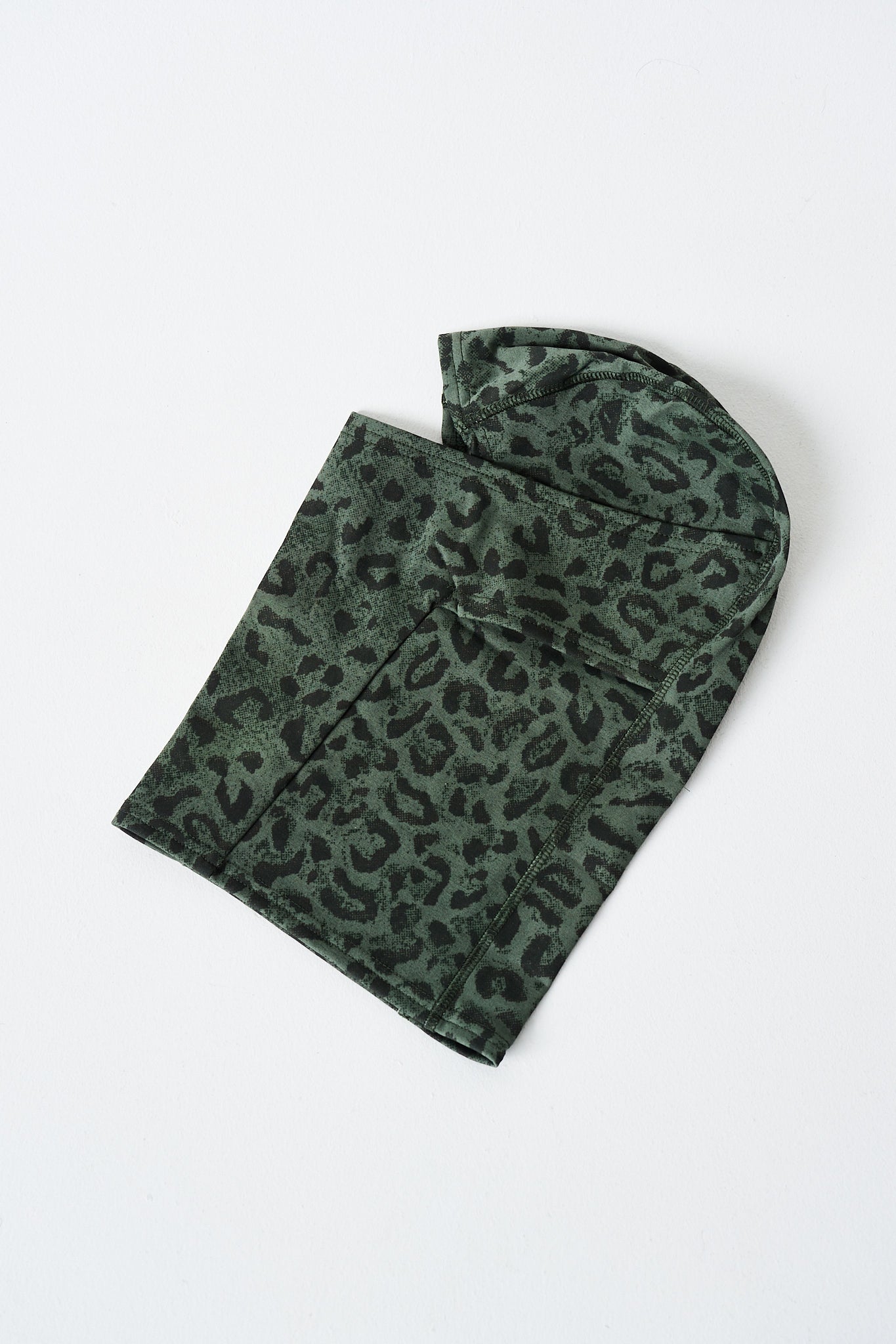 Thermo Cagoule Léopard Verte - Jaune