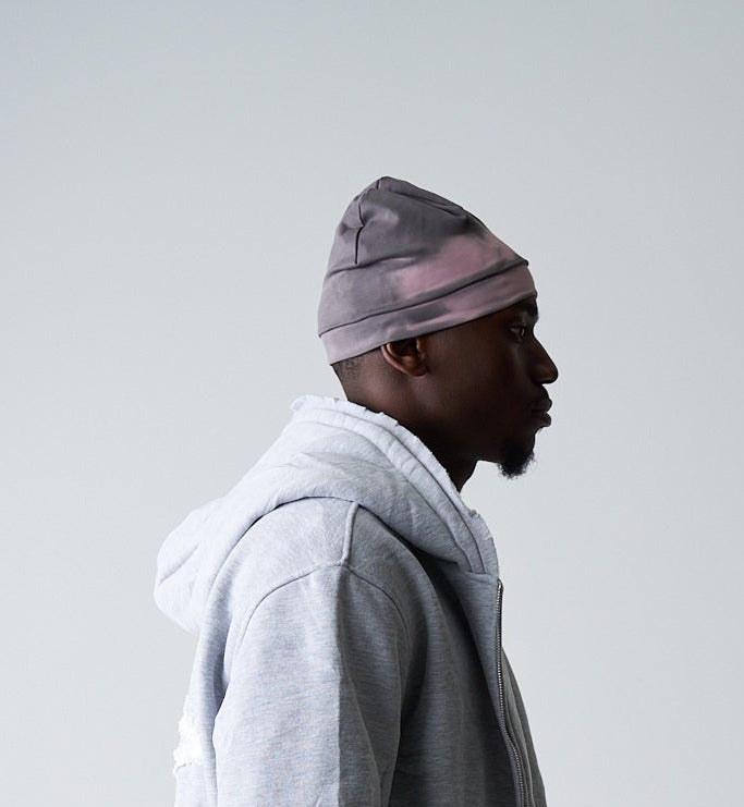 Thermo Bonnet Satin Gris - Rose