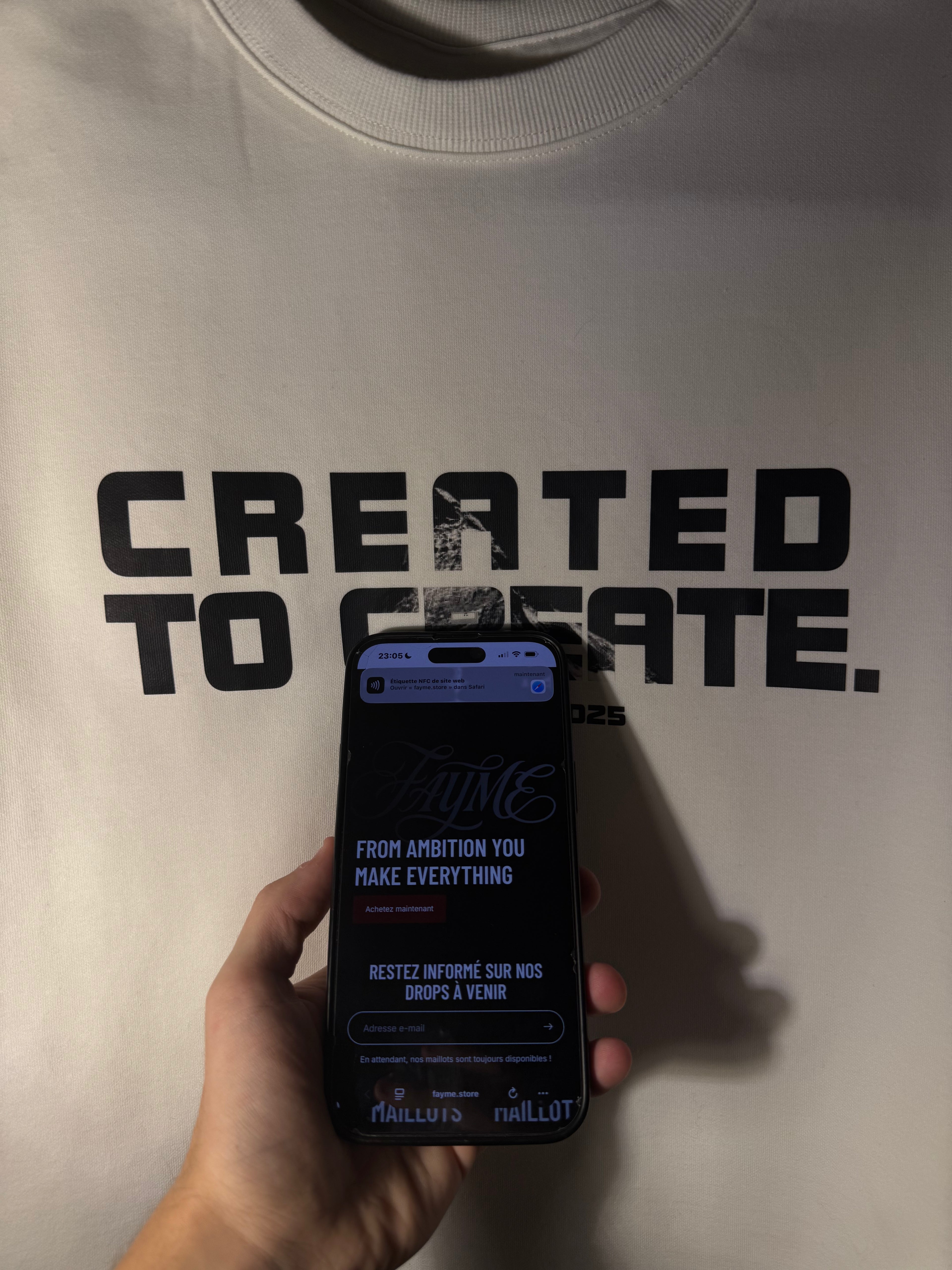 T-shirt Created To Create