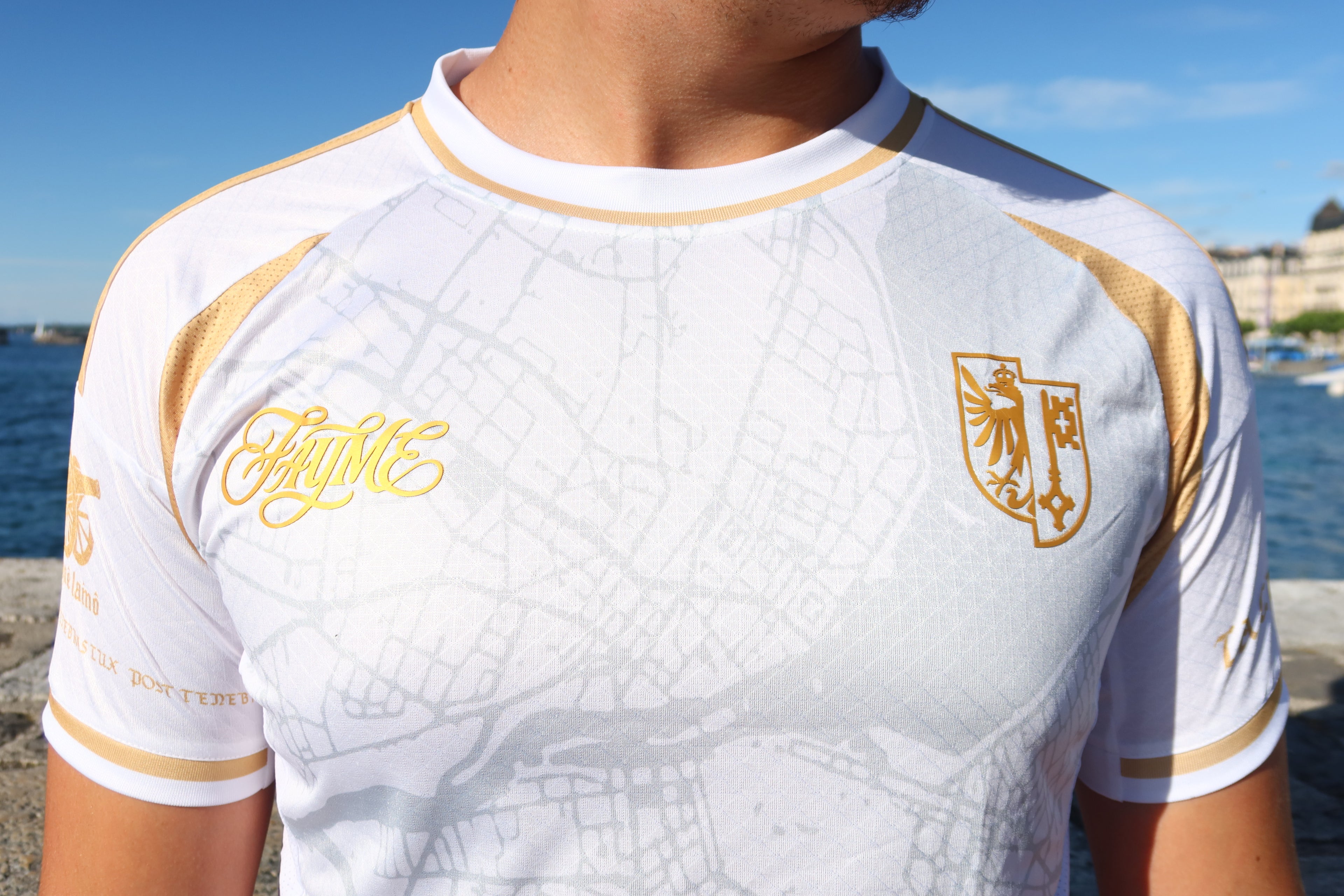 Maillot Genève La Capitale Or Unisexe