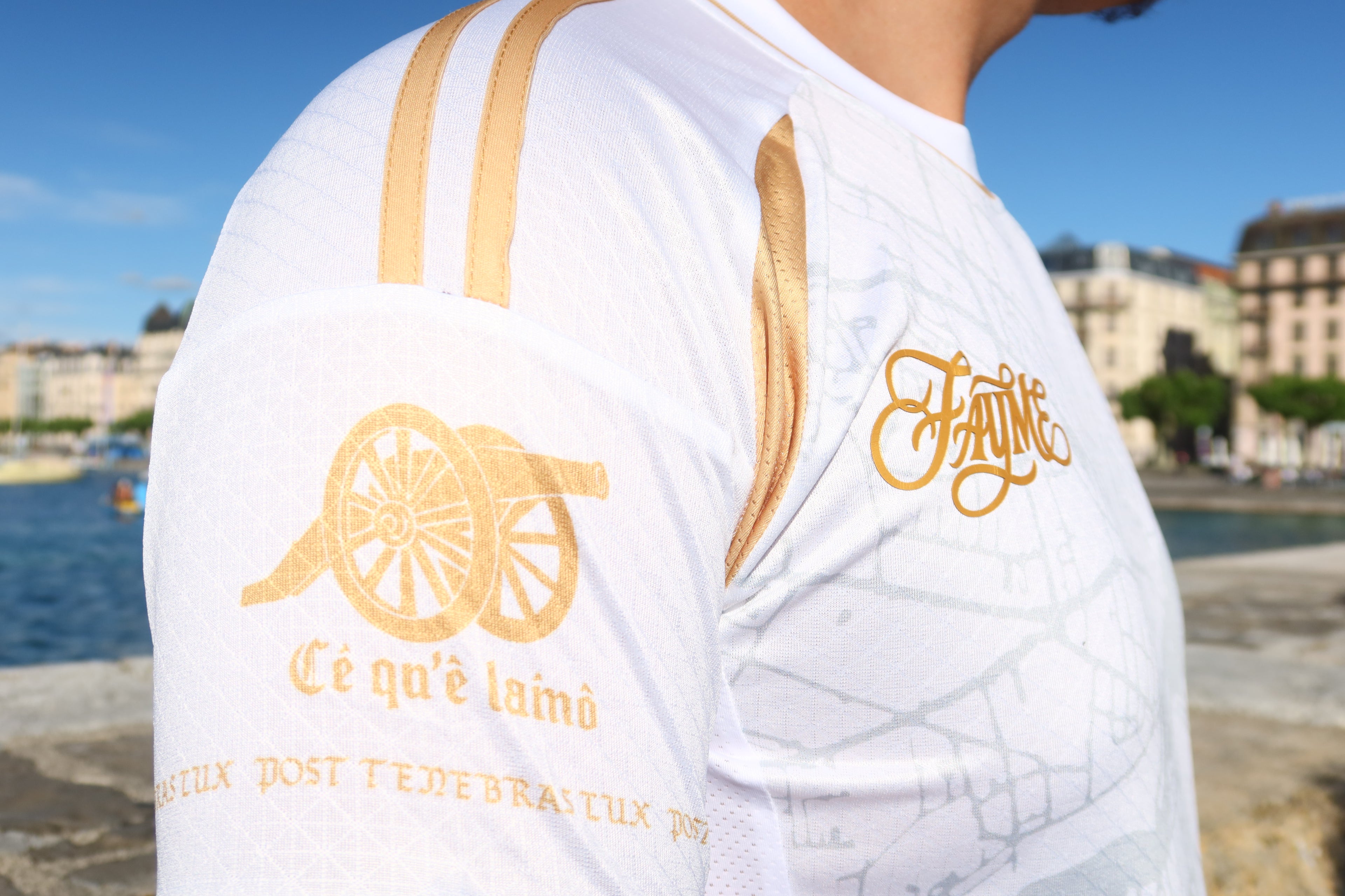 Maillot Genève La Capitale Or Unisexe