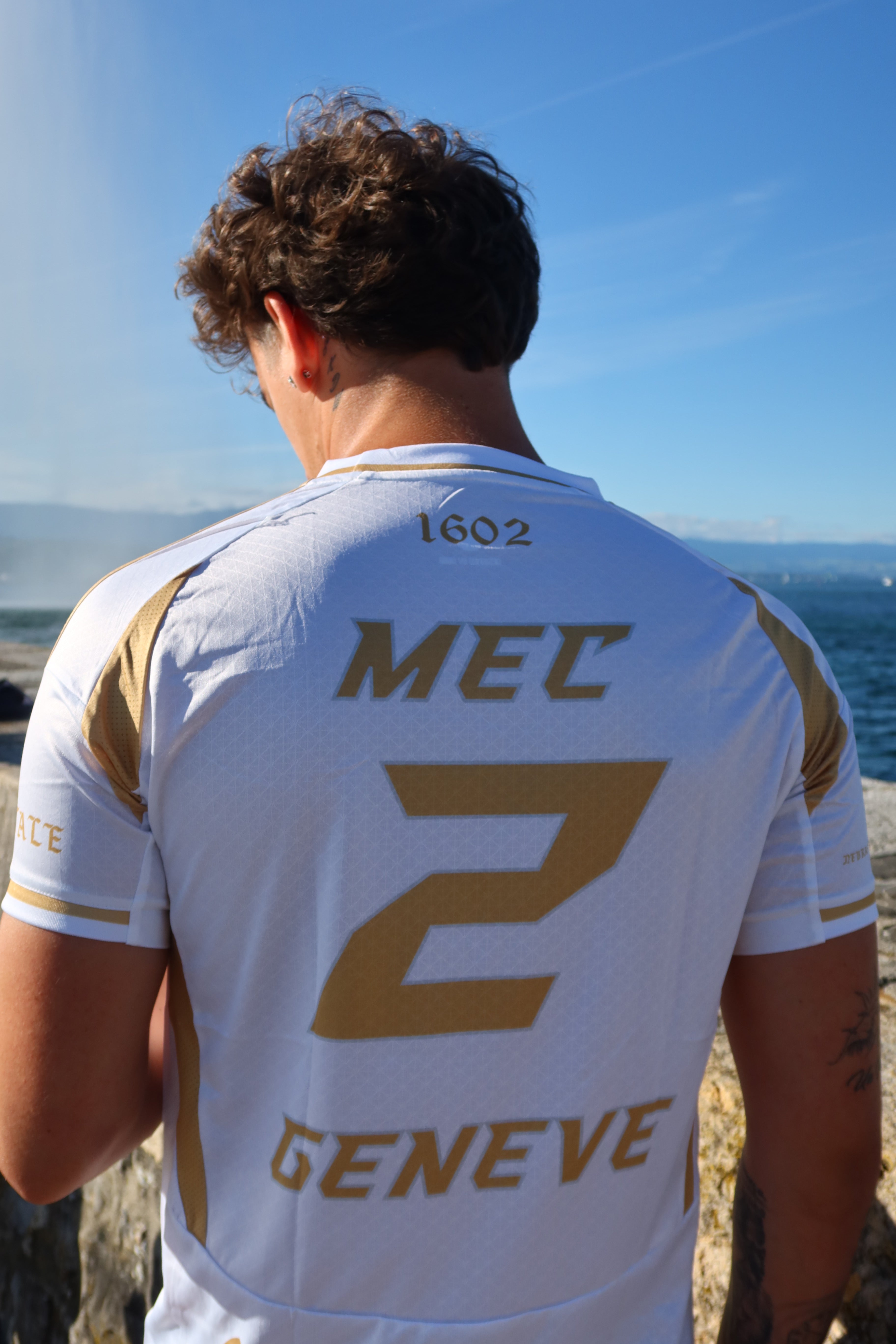Maillot Genève La Capitale Or Unisexe