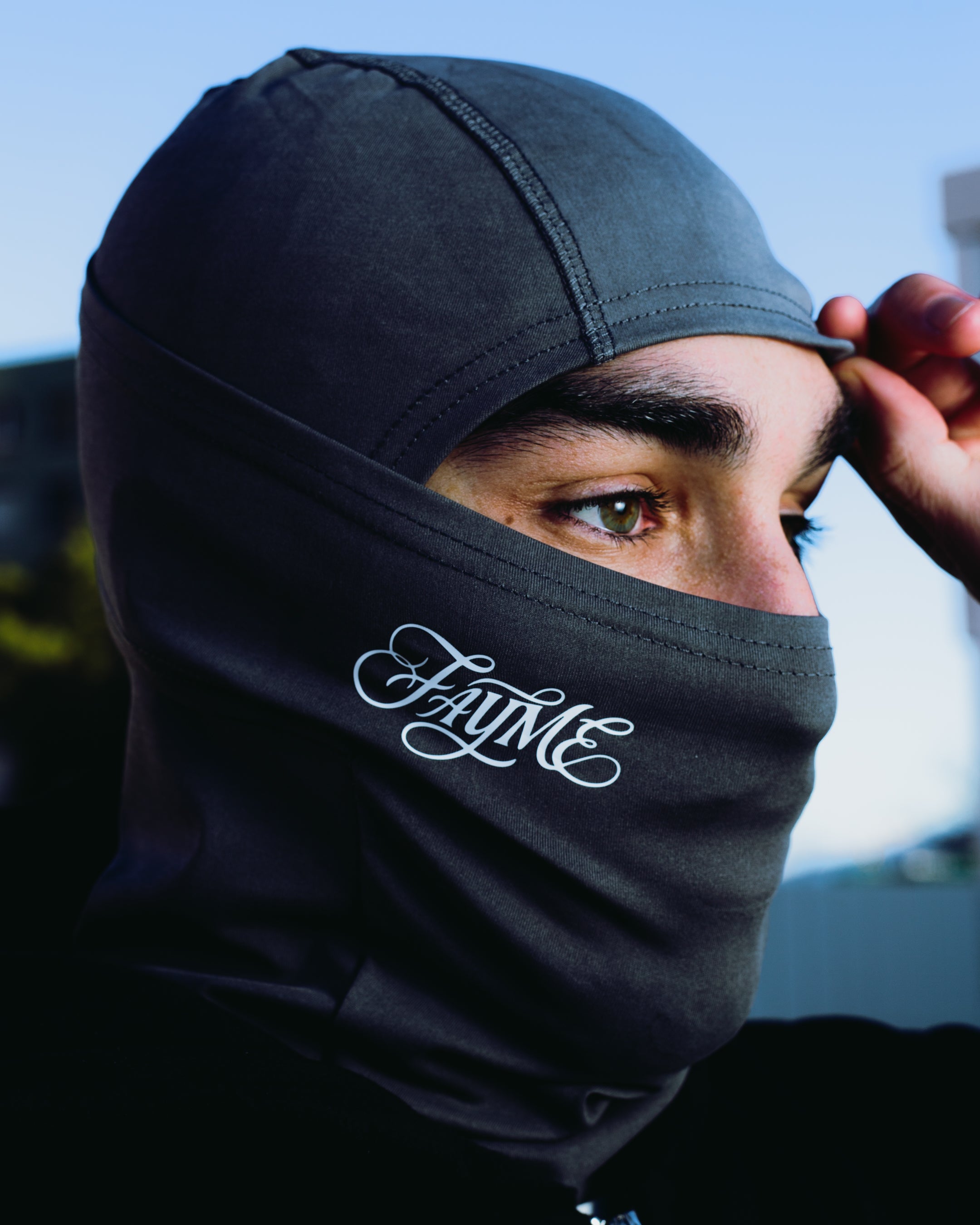 Thermo Cagoule Grise - Blanche