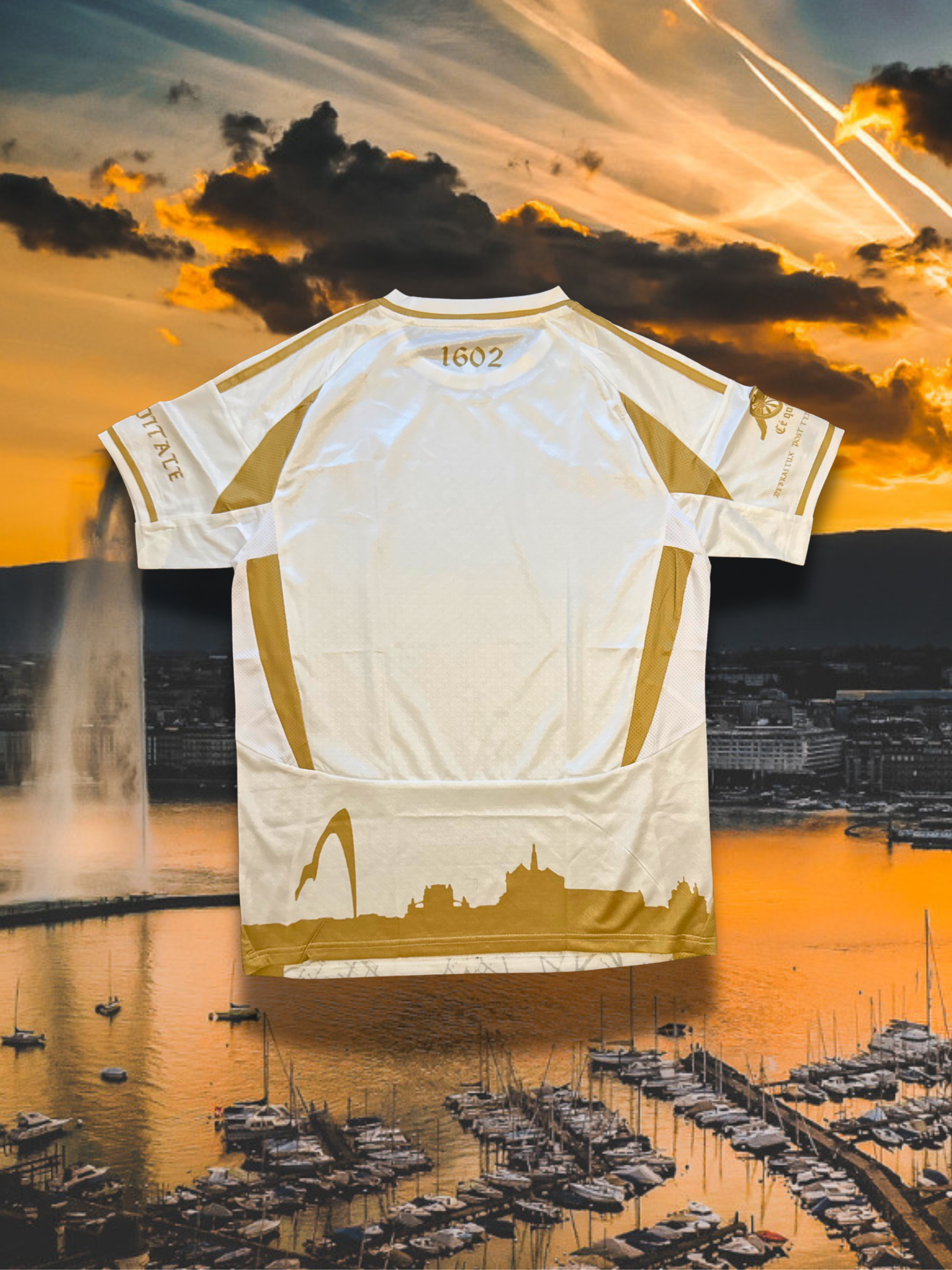 Maillot Genève La Capitale Or Unisexe